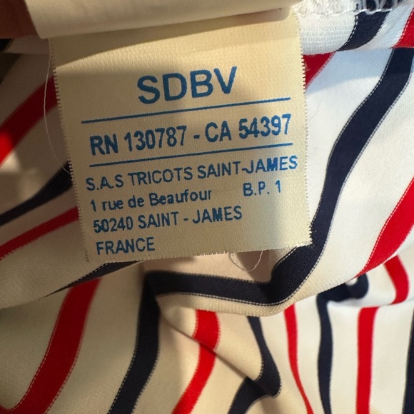 Saint James UV Phare Tunic Nautical Striped UV Protection - Picture 7 of 9